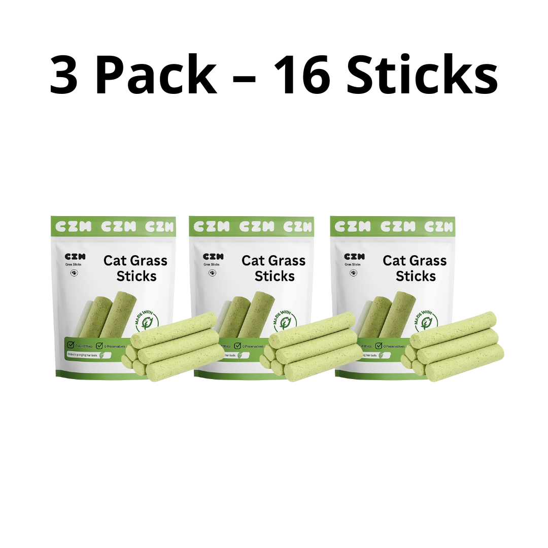 Natural Grass Sticks for Cats – Digestive Health