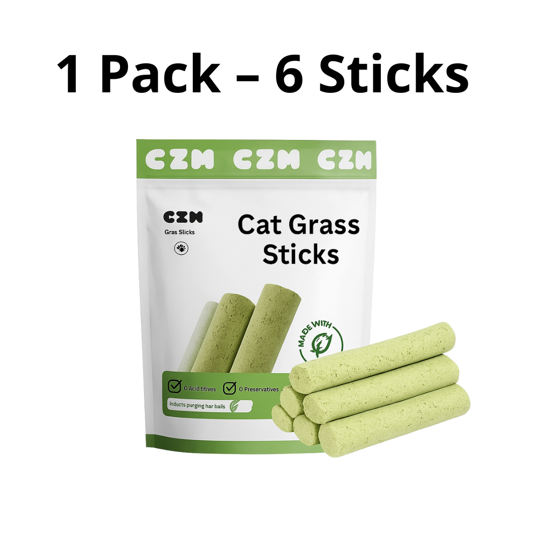Natural Grass Sticks for Cats – Digestive Health
