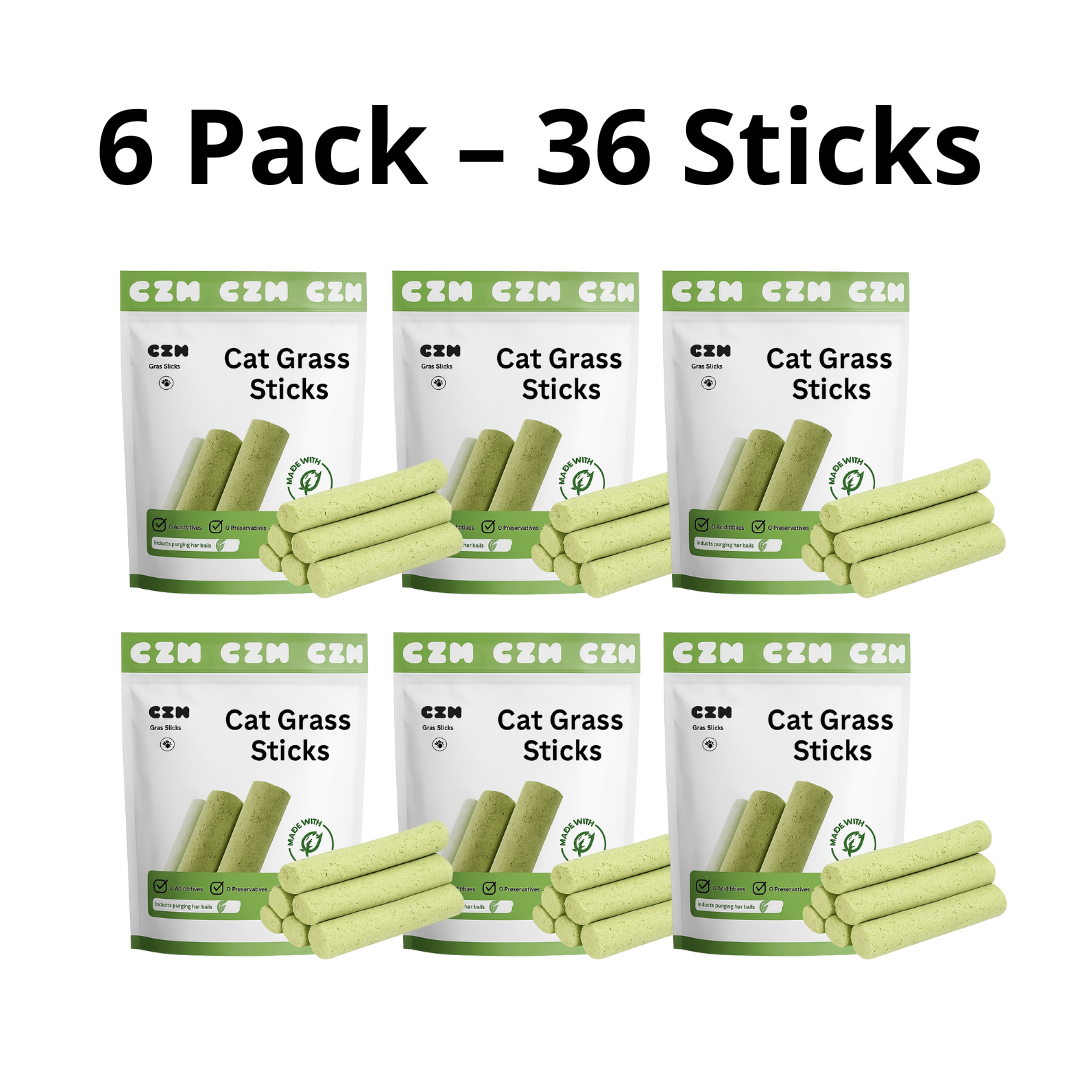 Natural Grass Sticks for Cats – Digestive Health